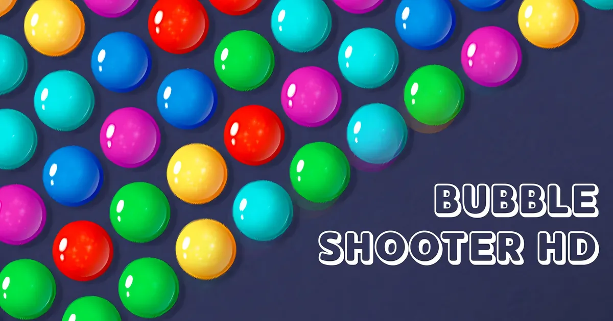 Shooting Bubbles gameplay screenshot and banner